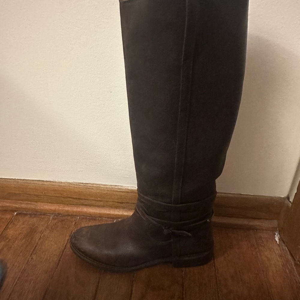 Dark Brown Riding Boots